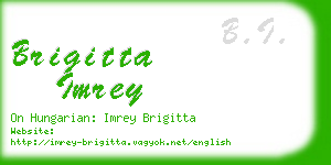 brigitta imrey business card